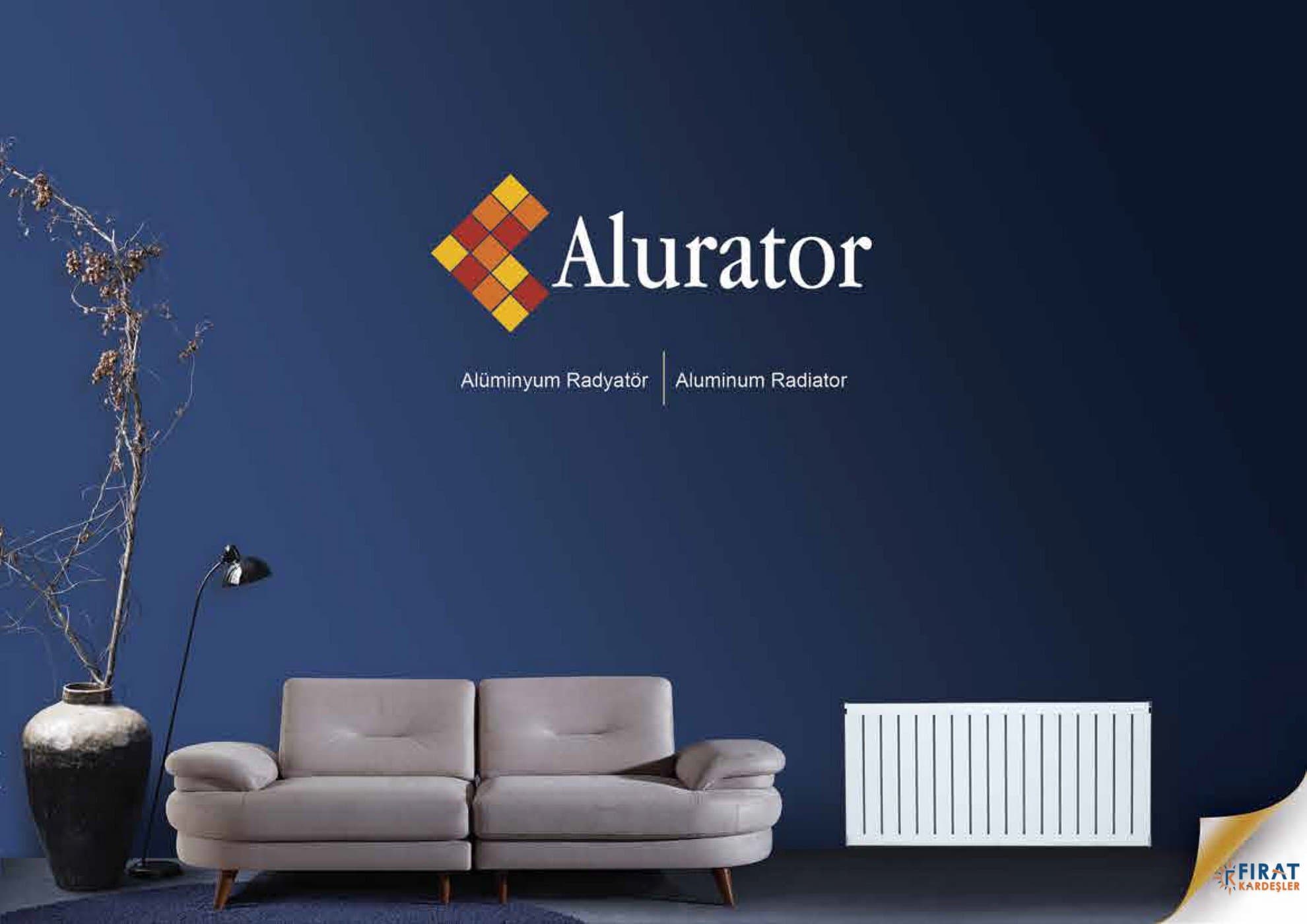 Alurator alüminyum radyatör ürün kataloğu kapak görseli