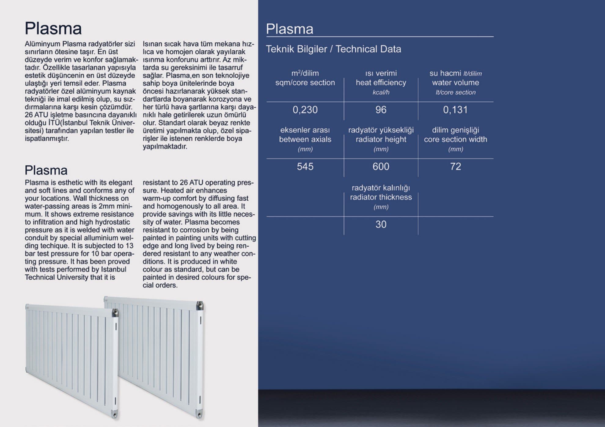 Plasma — teknik bilgiler